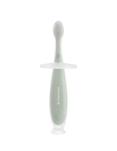 Cepillo de dientes de silicona con ventosa Softy - Babi Pitufo