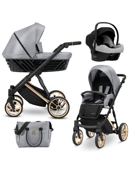Carrito de Bebé 3 piezas Kunert Ivento Premium - Babi Pitufo