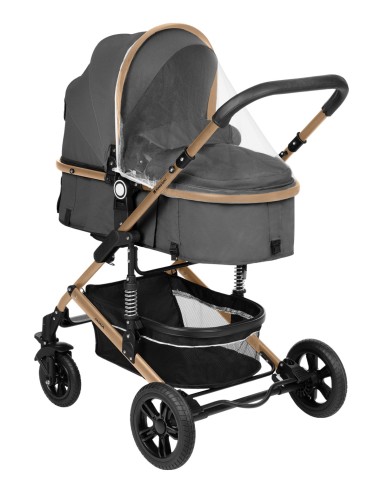 Carrito de Bebé 3en1 Kikkaboo Amaia - Babi Pitufo