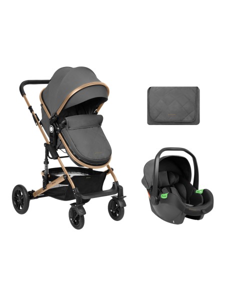 Carrito de Bebé 3en1 Kikkaboo Amaia - Babi Pitufo
