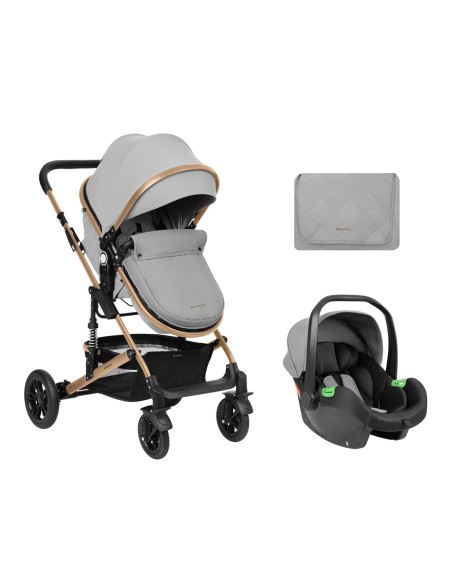 Carrito de Bebé 3en1 Kikkaboo Amaia - Babi Pitufo